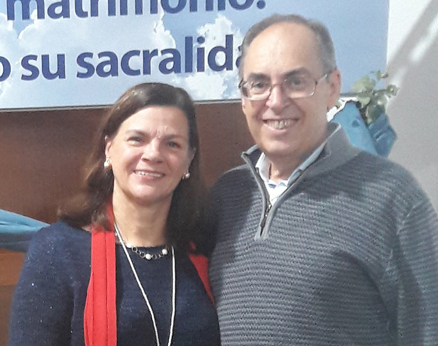 Dr. Rafael Ortín y su mujer Ascención Miralles