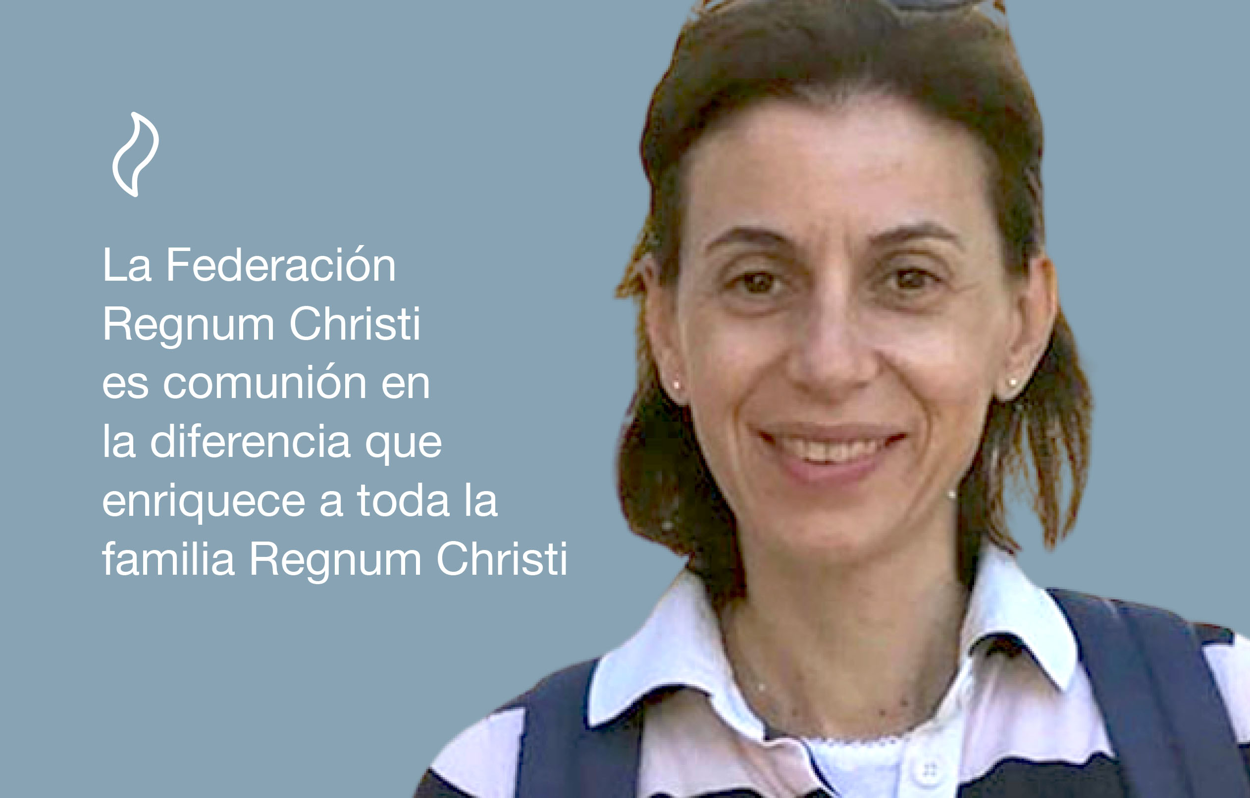 Paloma Villena, laica del Regnum Christi y miembro que asiste al Colegio directivo territorial