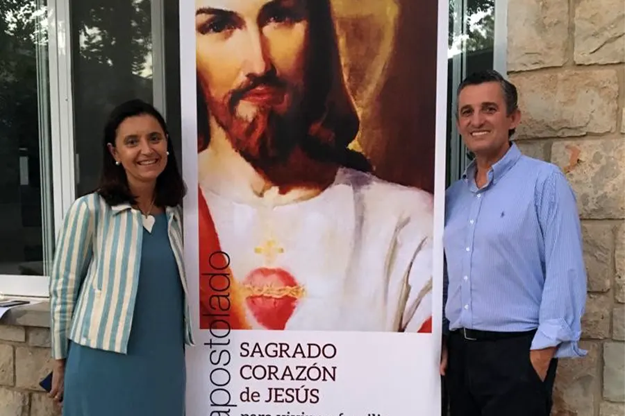 Lourdes y Pedro, responsables del Encuentro Nacional del Apostolado del Sagrado Corazón para vivir en familia