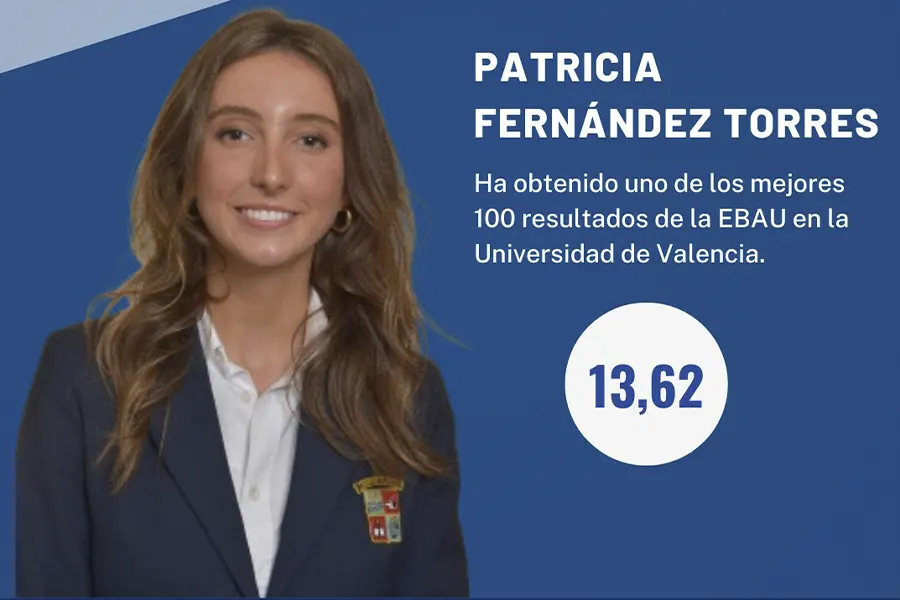 Patricia de Cumbres School Valencia, obtiene la mejor nota de la Selectividad