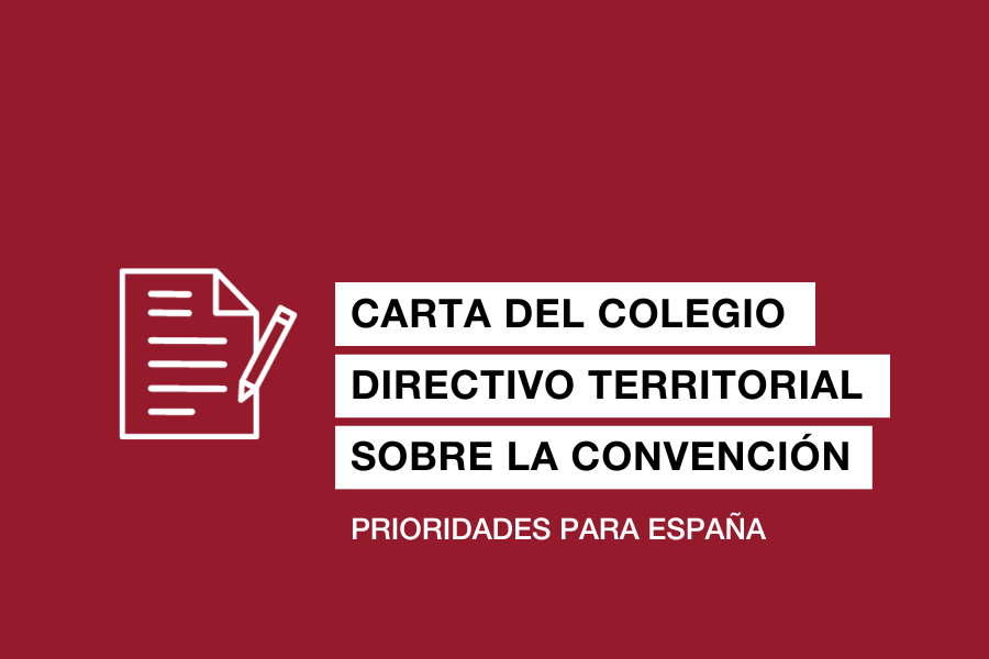 Carta CDT Convención territorial del regnum christi