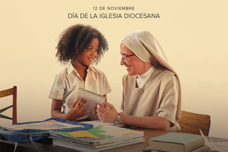 Cartel dia de la Iglesia diocesana en España