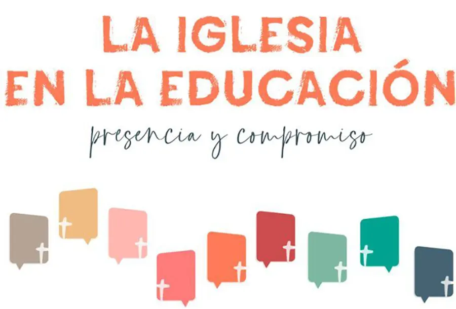 Cartel congreso sobre educación de la conferencia episcopal española