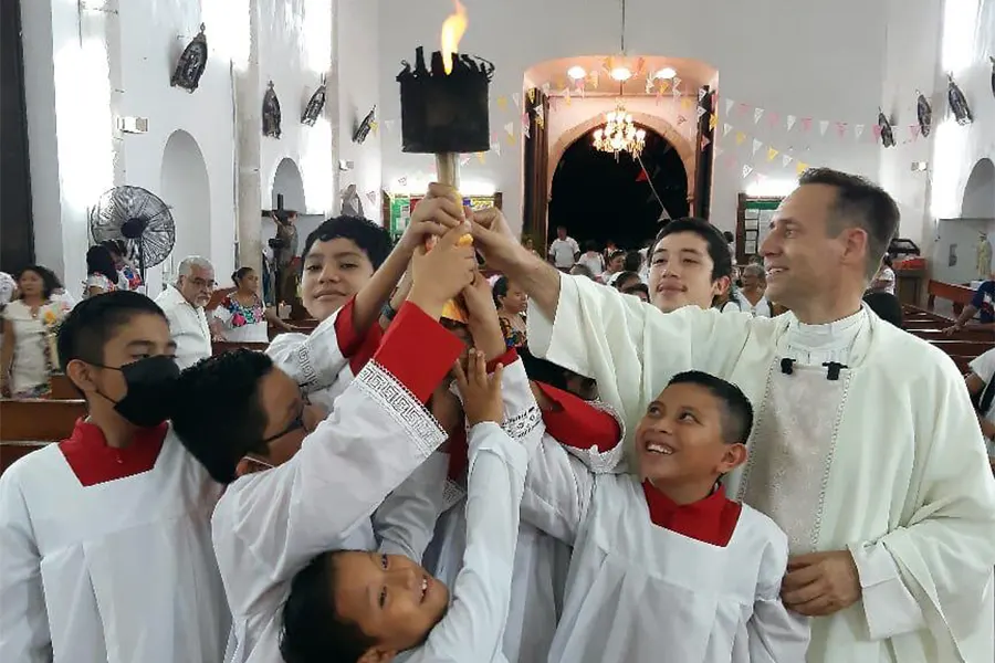 El P. Martín Ribas, legionario de Cristo español en misiones en Quintana Roo, México