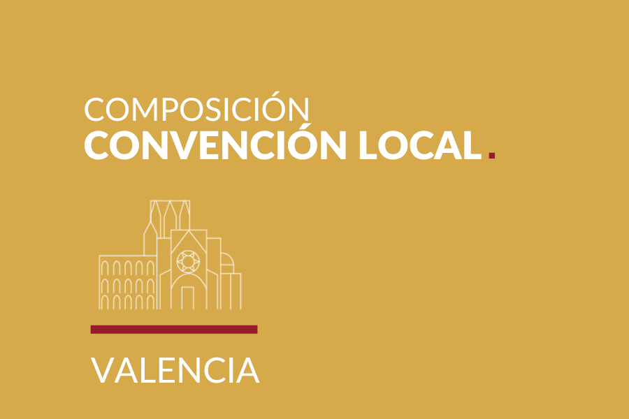 Composición de la convención local de Valencia