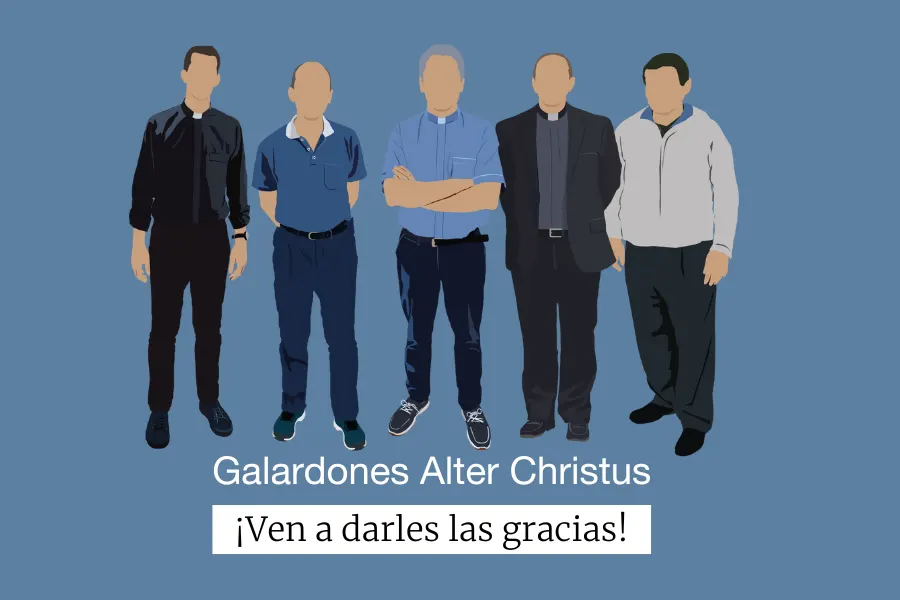 ven a darles las gracias galardones Alter Christus